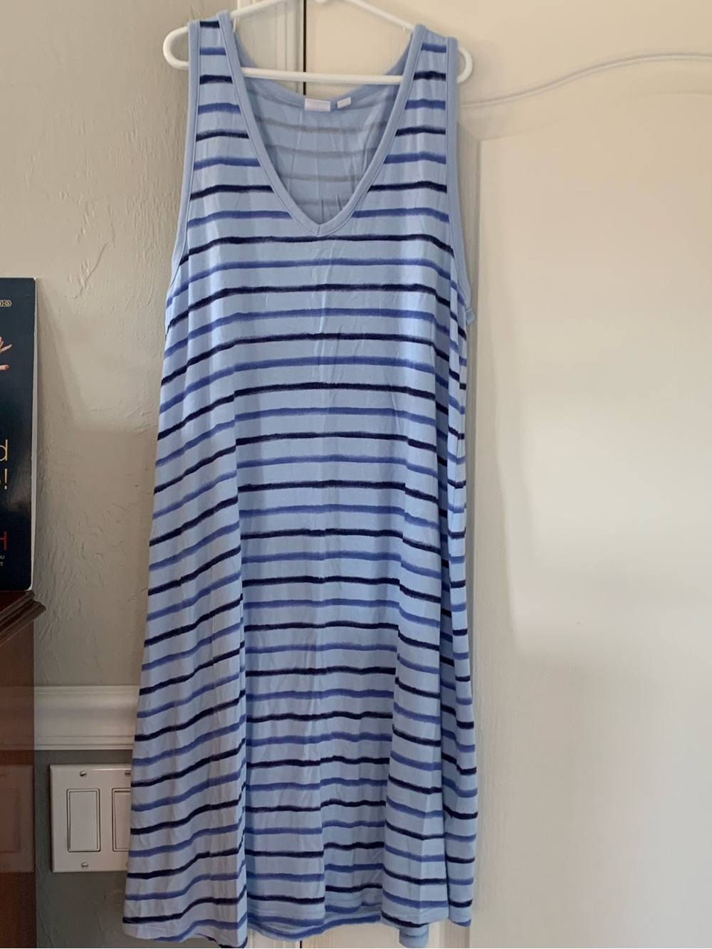 •Gap Blue Striped Summer Dress•